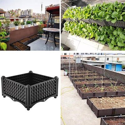 Las frutas de la flor crecen el plantador plástico en resistente ULTRAVIOLETA multifuncional de las ruedas
