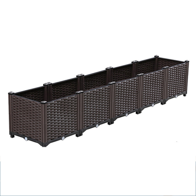 Caja plástica del plantador de la resistencia a las inclemencias del tiempo en los echadores