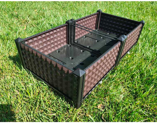 Cajas aumentadas plásticas amistosas del plantador de la tierra respirable para plantar el almácigo