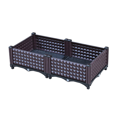 El plantador rectangular impermeable del Pvc encajona el plantador plástico del Veggie encajona la longitud del 120cm