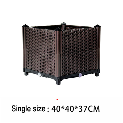 cajas plásticas estrechas largas del plantador de la longitud del 160cm