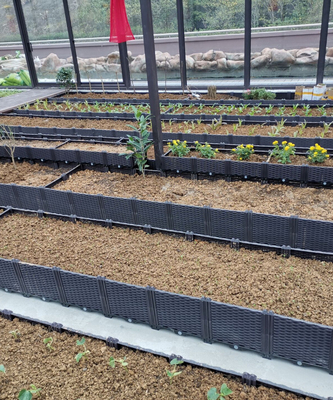 Altas cajas aumentadas plásticas del plantador de la prenda impermeable los 26CM para el peso ligero de los árboles frutales