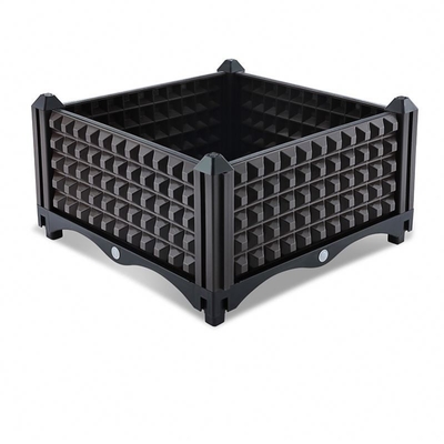 Mano del precio bajo de alta calidad y - jardín al aire libre de establecimiento retro tejido de la caja que planta el jardín plástico de la caja que planta la caja