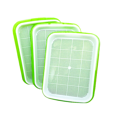 brote creciente Tray Biodegradable de la semilla de la alta agua plástica del 11cm