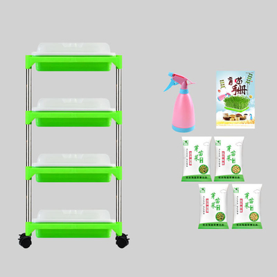 Almácigo hidropónico interior Tray Stand For Family Corrosion de los Pp resistente