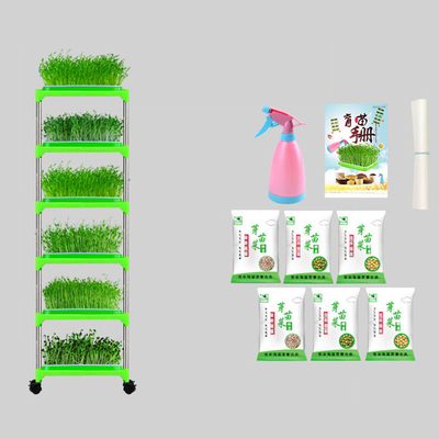 El PE cubrió el almácigo Tray Stand Mung Bean Sprouting Tray Environment amistoso