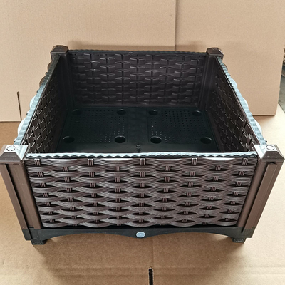 Caja de plantación de vegetales de cama de jardín elevada modular para jardín