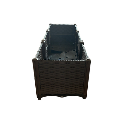 Oxidante anti del jardín del arreglo para requisitos particulares de la caja plástica decorativa del plantador