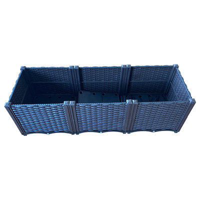 Oxidante anti del jardín del arreglo para requisitos particulares de la caja plástica decorativa del plantador