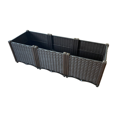 Oxidante anti del jardín del arreglo para requisitos particulares de la caja plástica decorativa del plantador