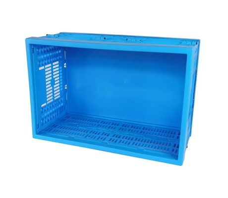 Cesta plegable plástica ventilada agrícola/cajones plásticos plegables a prueba de humedad